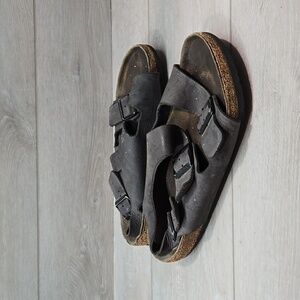 Birkenstock Women Milano Sandals Flats shoes sz 41/10 Regular